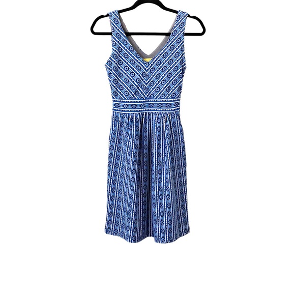 Anthropologie Maeve Lazuli Aztec Dress Size 2 - Picture 10 of 11